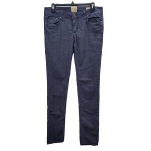 Dylan George Grace Regular‎ Rise Skinny Dark Wash Chambray Denim Jegging Size 30
